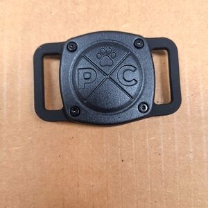 Pup Culture Air Tag Holder for Dog Collar- Black-  New Open box